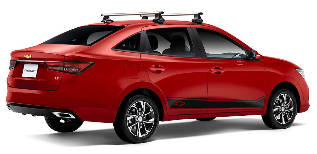 Accesorios externos originales para Chevrolet Aveo 2024 auto tipo sedán