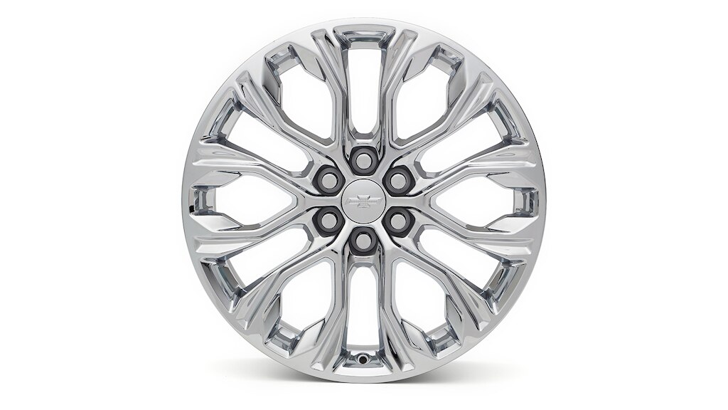Rin de aluminio de 20 pulgadas con 6 brazos cromado para tu camioneta mediana, Chevrolet Blazer 2024