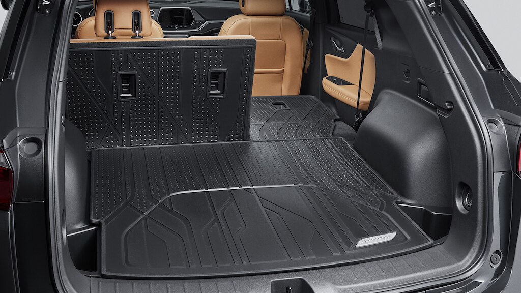 Consigue el tapete de vinil para cajuela de cobertura extendida para Chevrolet Blazer 2024