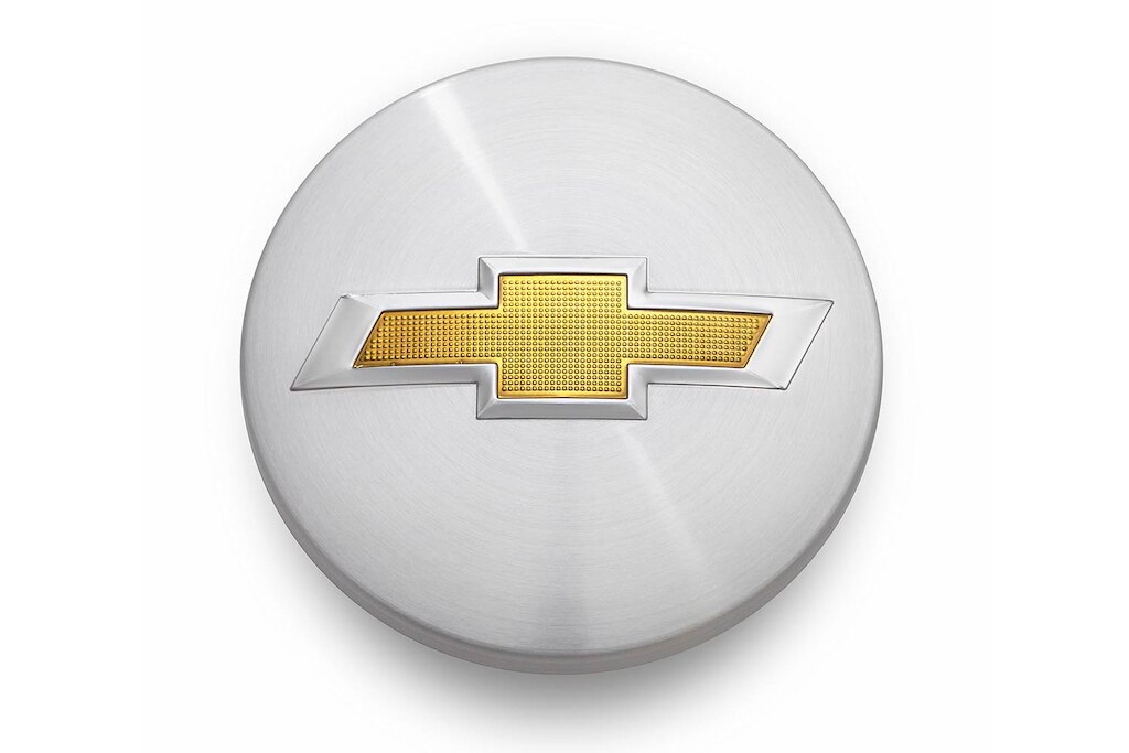 Centro de rin en aluminio con emblema dorado para Chevrolet Suburban 2024