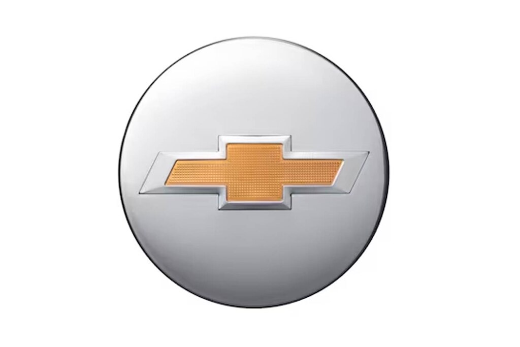 Centro de rin cromado cepillado con emblema dorado para Chevrolet Suburban 2024