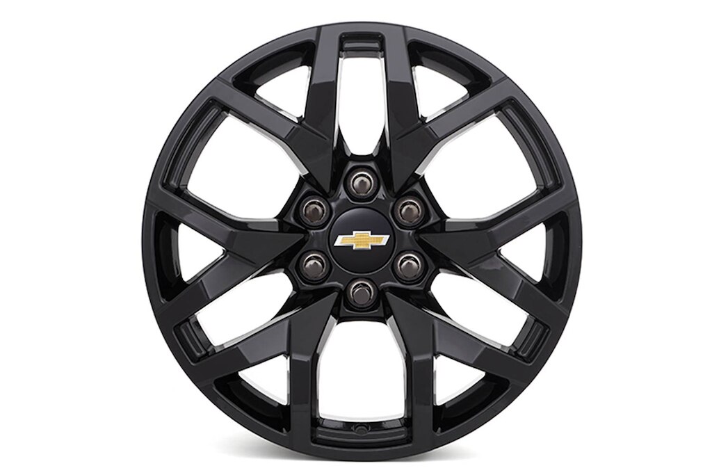 Rin de aluminio de 20 pulgadas negro brillante con 6 brazos para Chevrolet Suburban 2024