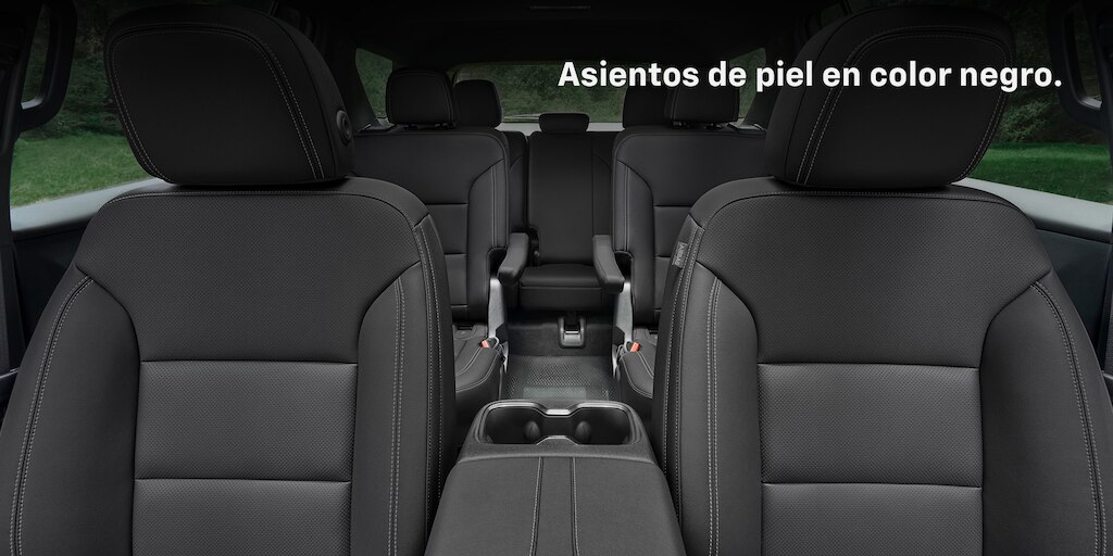 Nueva Chevrolet Traverse 2025, camioneta familiar con confortables asientos de piel para 7 pasajeros