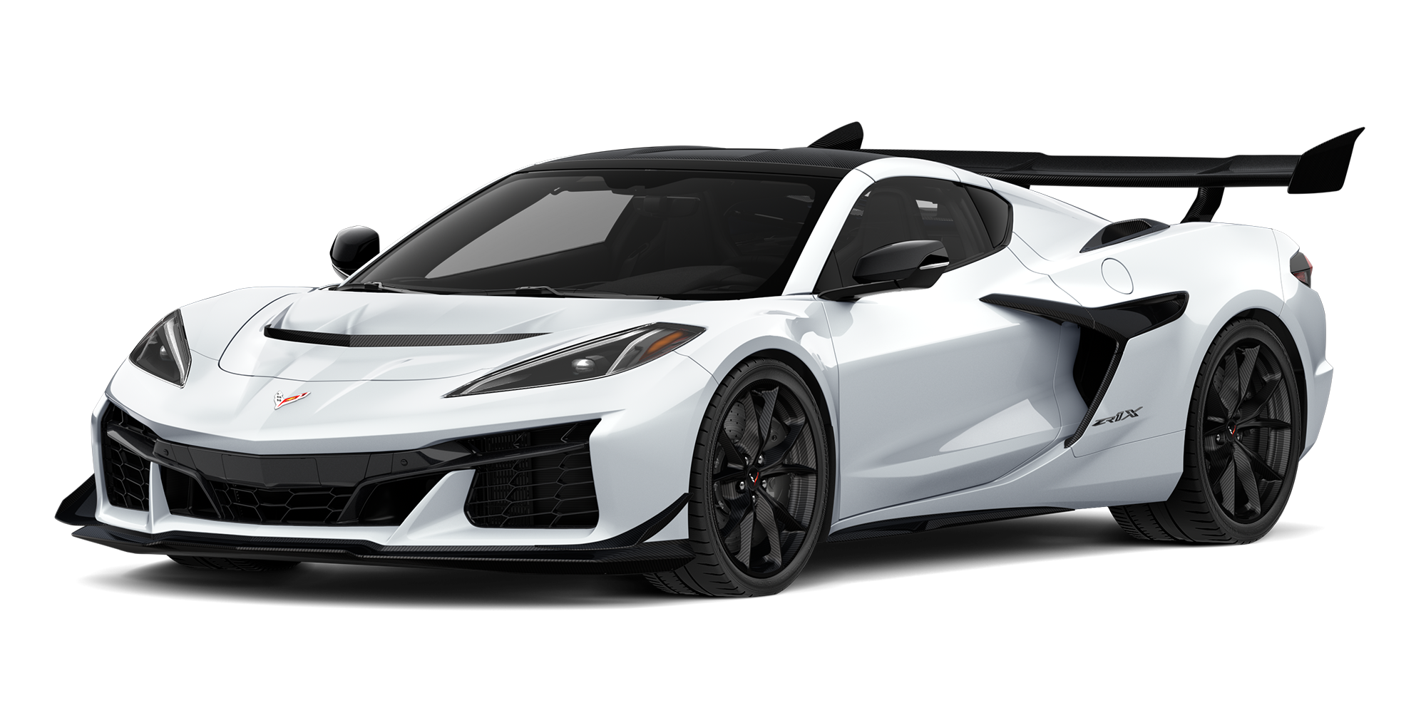 Corvette ZR1X en color Arctic White
