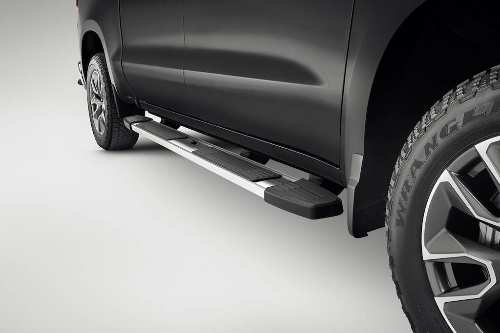 Estribo rectangular cromado de 6 pulgadas para Chevrolet Cheyenne ZR2 BISON 2025, camioneta pickup
