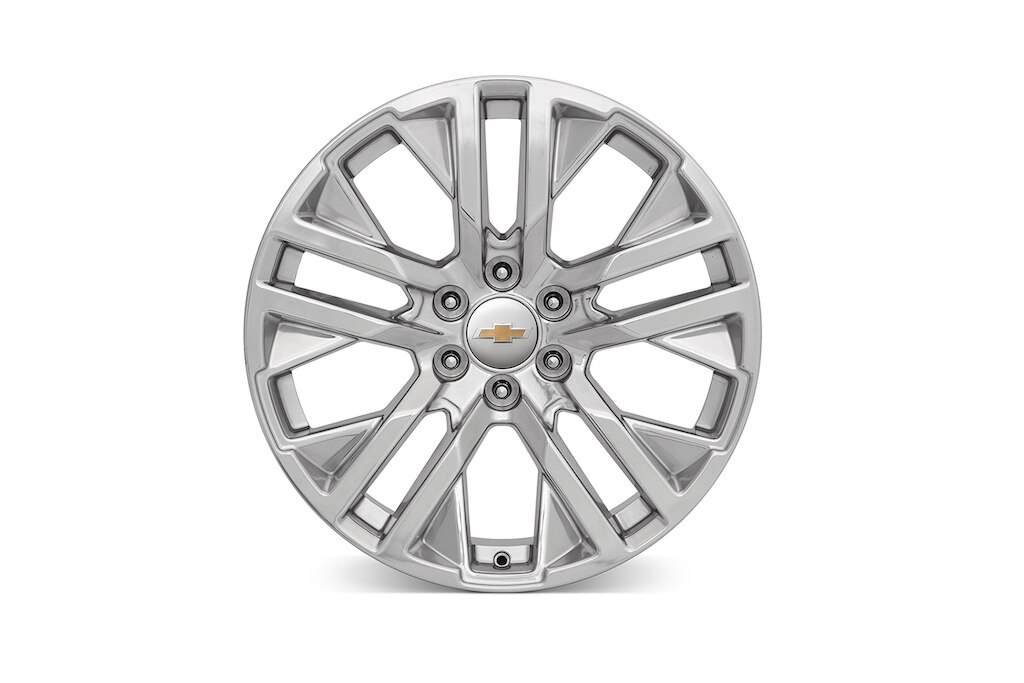 Rin de aluminio de 22 pulgadas cromado de 6 brazos para Chevrolet Cheyenne ZR2 BISON 2025, camioneta pickup