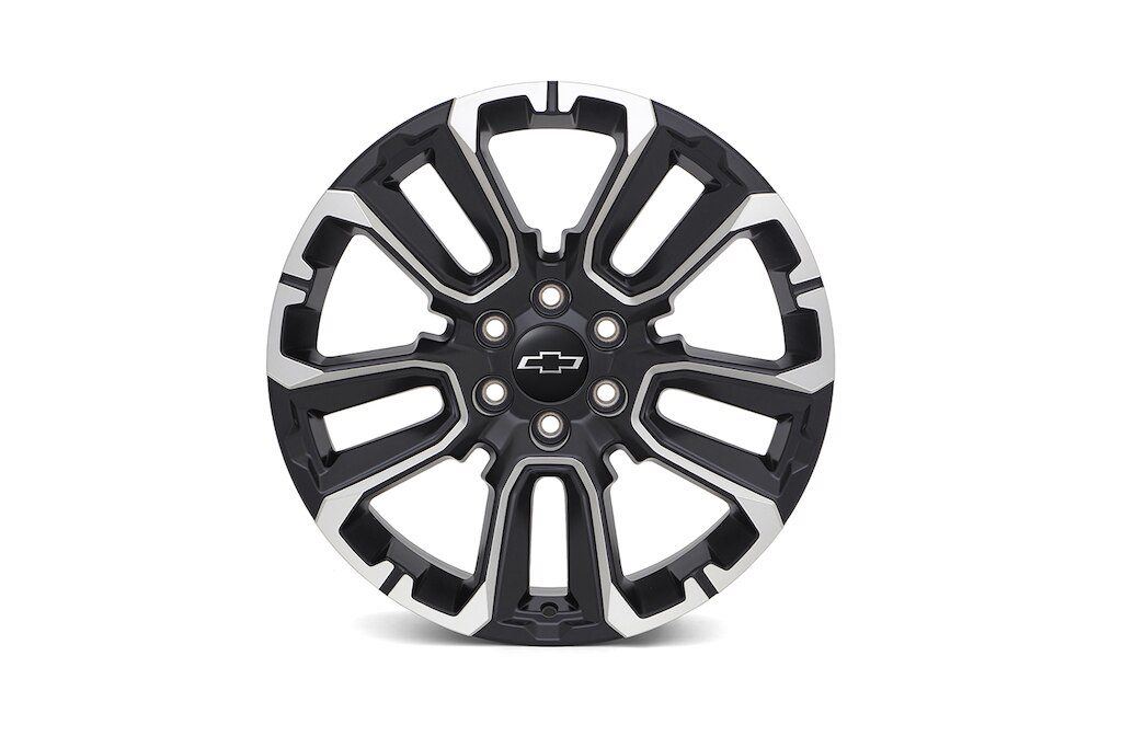 Rin de aluminio de 22 pulgadas con insertos en aluminio de 5 brazos para Chevrolet Cheyenne ZR2 BISON 2025, camioneta pickup